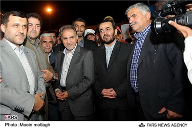 حضور محمد علی نجفی در مراسم اختتامیه جشنواره اقوام ایرانی در گرگان