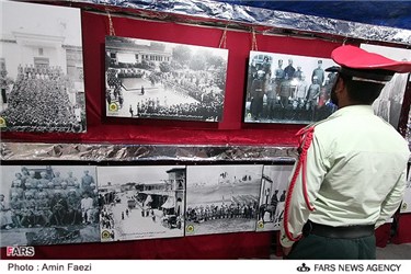 افتتاح نمایشگاه نیروی انتظامی در پارک آزادی شیراز