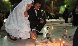 جشن ازدواج دانشجویی در دانشگاه پیام نور تفرش برگزار شد