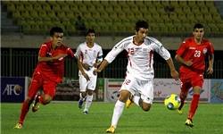دیدار تیم های فوتبال جوانان ایران و تاجیکستان