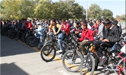 برگزاری همایش دوچرخه‌سواری در کوهبنان