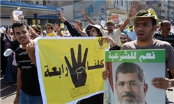 تظاهرات دانشجویان مصری علیه ژنرال سیسی+فیلم