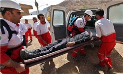 مانور برپایی بیمارستان صحرایی در کبودراهنگ
