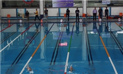 برگزاری مسابقات شنا در ورامین