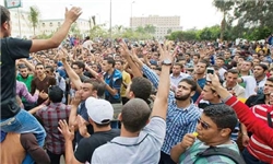 ادامه موج اعتراضات دانشجویی در مصر/تظاهرات در دانشگاه‌ها از قاهره تا اسماعیلیه +فیلم