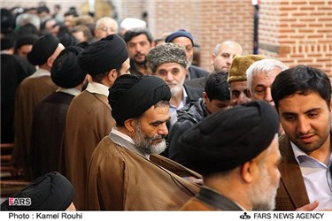 دیدار مردم اردبیل در مسجد علی اکبر (ع) با سادات علوی