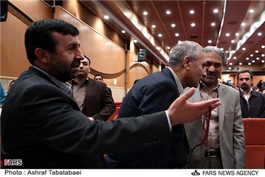 علی ربیعی ،وزیر تعاون ، کار و رفاه و همایون هاشمی رئیس سازمان بهزیستی 