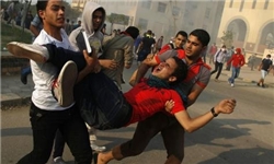 درگیری نیروهای امنیتی مصر با دانشجویان معترض