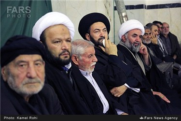  حجت‌الاسلام سید حسن عاملی در مراسم دوازدهمین دوره استقبال از ماه محرم در مسجد اعظم اردبیل 