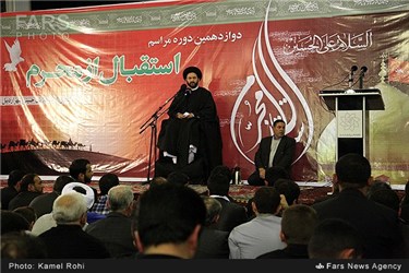 سخنرانی  حجت‌الاسلام سید حسن عاملی در مراسم دوازدهمین دوره استقبال از ماه محرم در مسجد اعظم اردبیل 