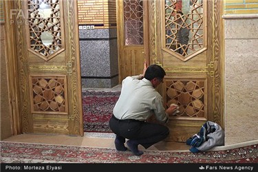 غبارروبی از مسجد حسینیه اعظم زنجان
