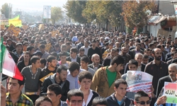شعار الله‌اکبر در خیابان‌های شیروان طنین‌انداز شد