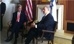 جان کری پیش از سفر به ژنو، در فرودگاه با نتانیاهو ملاقات می‌کند