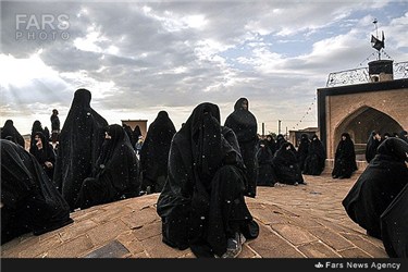 مراسم سنتی استقبال از محرم با حضور عزاداران حسینی در بشرویه بیرجند