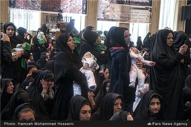 همایش شیرخوارگان حسینی در حسینیه محله قاضی دماوند