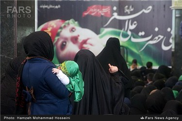 همایش شیرخوارگان حسینی در حسینیه محله قاضی دماوند