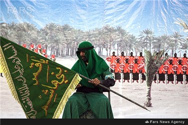 تعزیه خوانهای عاشورایی در شهرستان لامرد استان فارس