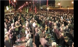 اجتماع بزرگ عزاداران حسینی (ع) شفت در روز عاشورا