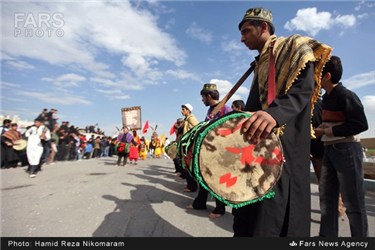 کاروان نمادین امام حسین (ع) ، خمینی شهر اصفهان