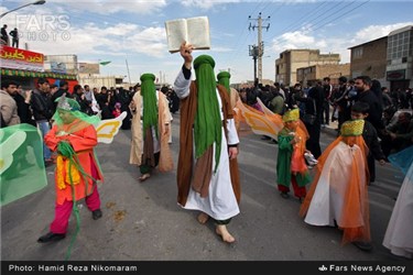 کاروان نمادین امام حسین (ع) ، خمینی شهر اصفهان