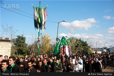 آیین سنتی نخل گردانی در روستای اورطشت امل