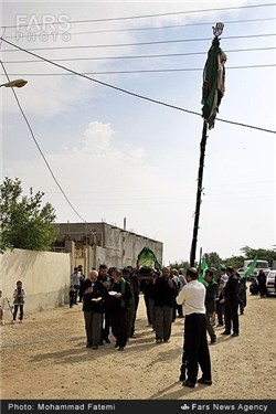 آیین عزاداری عاشورای حسینی در روستای دوراهک بوشهر