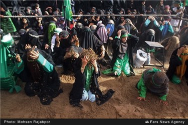 آئین تعزیه‌خوانی در روستای دهزیار استان کرمان