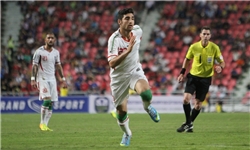 پیروزی پرگل تیم ملی در شب درخشش فوتبالیست قزوینی