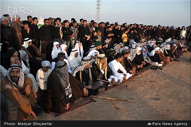 آیین عزاداری روز 12محرم و شهادت امام سجاد (ع) در حمیدیه خوزستان