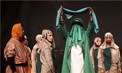 اجرای نمایش احساس آبی مرگ در فرهنگسرای جوان زاهدان