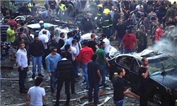 مراسم تشییع شهدای انفجارهای تروریستی بیروت