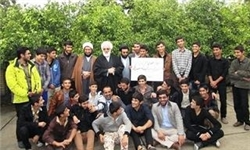 دیدار انجمن‌های اسلامی دانش‌آموزی چرام با عالم بزرگ شیعه
