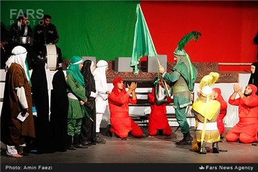 اجرای تعزیه رندان تشنه لب در استان فارس