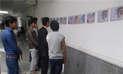 نمایشگاه پوستر «وسوسه» در شهربابک افتتاح شد