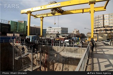 بازدید استاندار آذربایجان شرقی از روند ساخت مترو