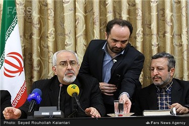 نشست خبری محمد جواد ظریف وزیر امور خارجه ایران در قم