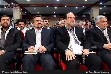 حضور سید محمد حسینی در همایش بسیج و رسانه در مشهد