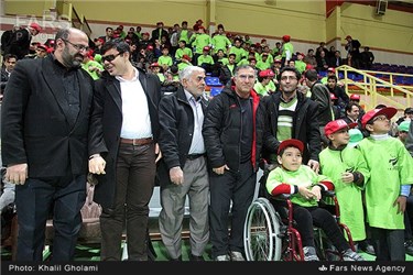 مجید جلالی در همایش معلولین و جانبازان در سالن شهید اقدمی تبریز