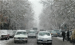 25 سانتی‌متر برف در زنجان باریده است