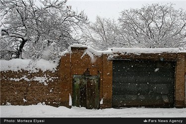 بارش برف پاییزی در زنجان