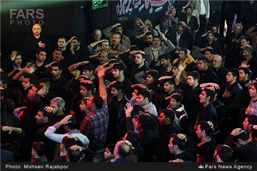 مراسم هیت عزاداری حاج ماشالله خدادپور در کرمان