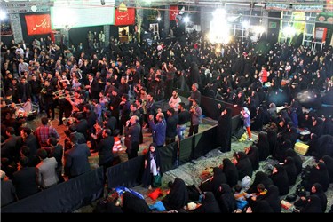 مراسم هیت عزاداری حاج ماشالله خدادپور در کرمان