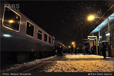 ایستگاه های بر فی راه آهن حد فاصل اهواز تا تهران