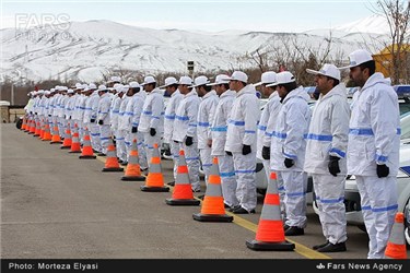 مانور طرح زمستانی یگانهای امدادی در زنجان