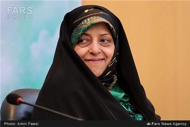 نشست خبری معصومه ابتکار رئیس سازمان محیط زیست در شیراز