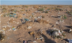 تهدید حیات وحش فهرج با تخلیه زباله‌‌