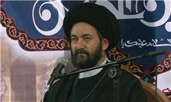 امام جمعه اردبیل در حسینیه زنجان سخنرانی می‌کند