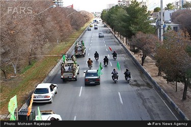 استقبال از چهار شهید گمنام دفاع مقدس در کرمان