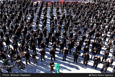 عزاداری اربعین حسینی در شهرستان انار کرمان