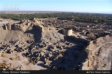 تصاویر هوایی بنای تاریخی ارگ بم ده سال پس از زلزله